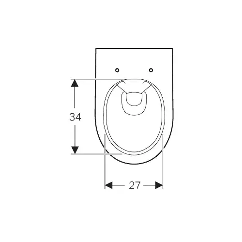 Geberit WC šolja Konzolna Selnova Rimfree 500.265.01.1