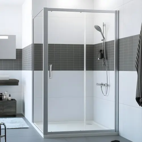 Huppe Classics 2 Tuš vrata 100cm 2D Silver profil H=2000