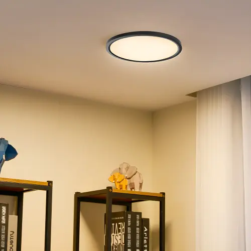 Braytron LED Plafonjera Okrugli 45W Crni CCT BP07-00581