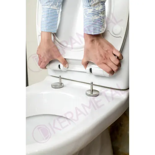 Kerametal WC daska Slim TOPFIX PLASTIC