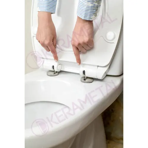 Kerametal WC daska Slim TOPFIX PLASTIC