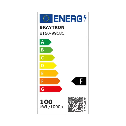 Braytron LED Radno Svetlo 100W Crni CCT BT60-99181