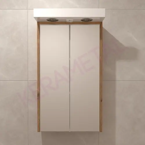 KVADRO KN-55 WOOD ormarić sa ogledalom