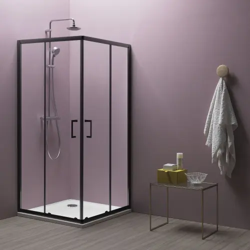 Kolpa Eco Quat Tuš kabina TKK 90/K Black 515280