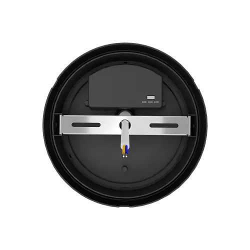 Braytron LED Zidna Svetiljka Okrugla 15W Crni CCT IP65 BG38-01481