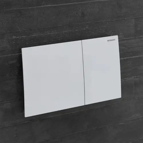 Geberit Sigma70 Tipka za dvokoličinsku tehniku ispiranja bela mat easy-to-clean 115.622.JT.1