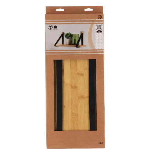 Tendance Polica samolepljiva 20X395X20CM BAMBUS/CRNA 91046103