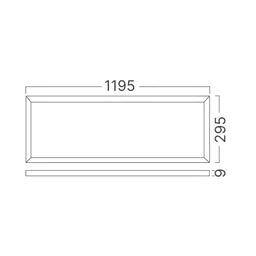 Braytron LED Panel Ugradni 295X1195 40W Beli CCT BP16-33180