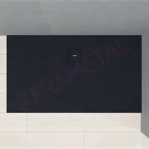 Kolpa Tuš kada Moonwalk Q140x80 - Liveni mermer Antracit 597080