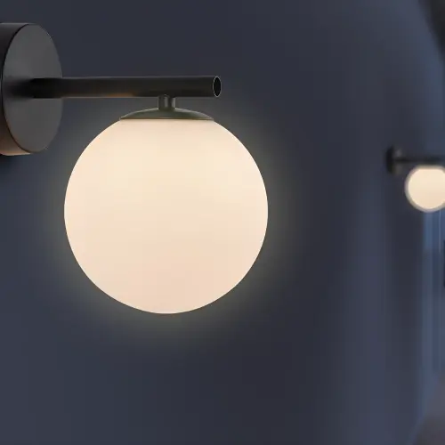 Braytron Zidna Svetiljka G9 Opal/Crni BV01-00117