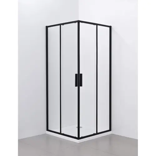 NOKS Paravan 5006B providno staklo 80x80x195 Black