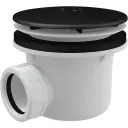 Alca sifon za tuš kadu Crna mat fi90 h=84mm A49BLACK