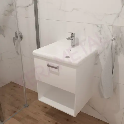 Kolpa ormarić sa umivaonikom i fiokom Evelin OUE II 55cm White 562050