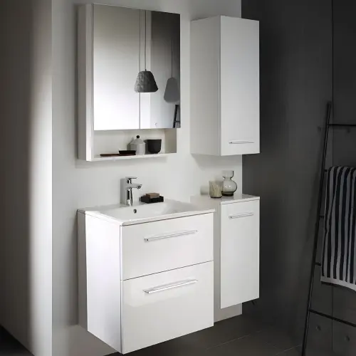 Geberit Lavabo Ugradni 588 x 502 mm Sa Orm. Sa 2 Fioke Selnova Square beli 501.2