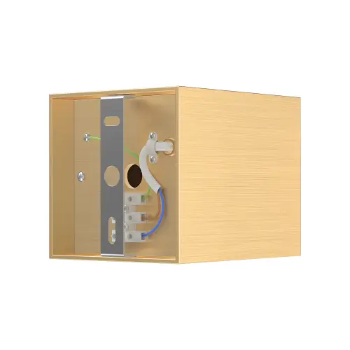 Braytron GU10 Nadgradni Spot Kvadratni Zlatni BH04-00316