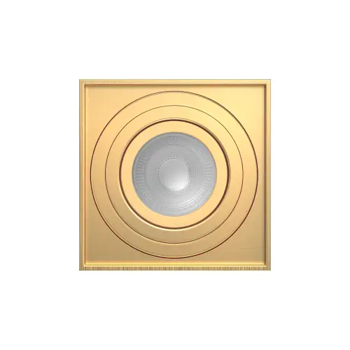 Braytron GU10 Nadgradni Spot Kvadratni Zlatni BH04-00316