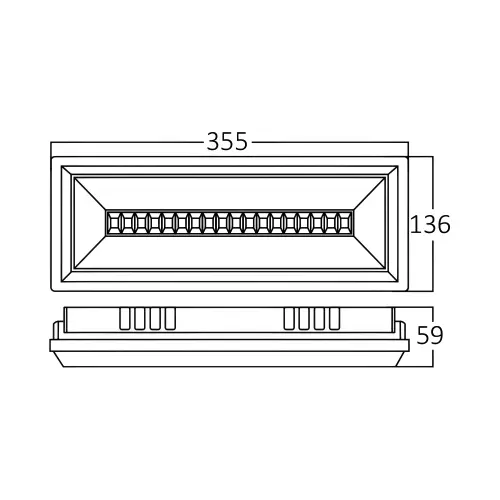 Braytron Panik Svetiljka LED 5W Dual IP65 Bela BC14-00900