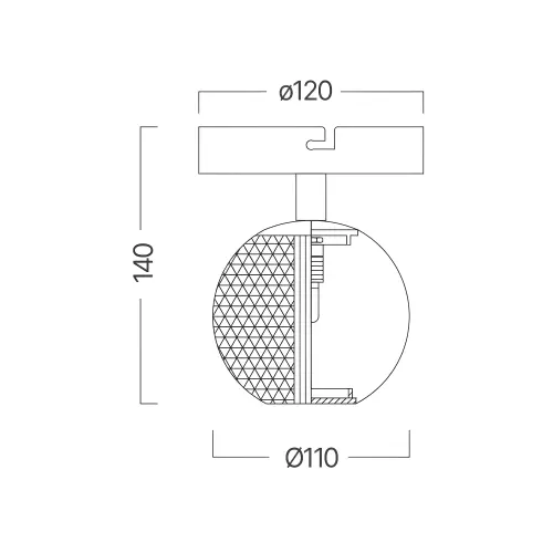 Braytron Plafonjera G9 Zlatni BV01-00013