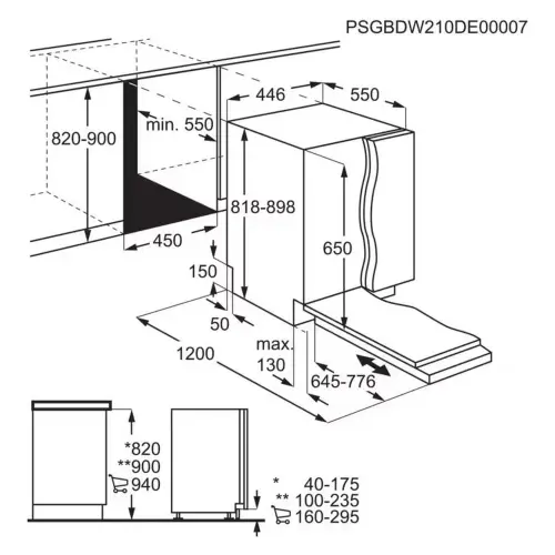 AEG sudomašina FSE73527P