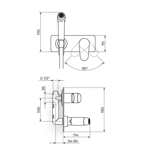 Rosan Smart uzidna za bide JA395001