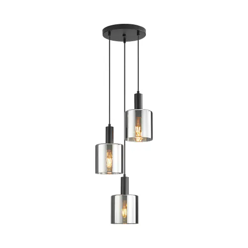 Braytron Visilica 3-Glava E27 Smoke BV01-00071