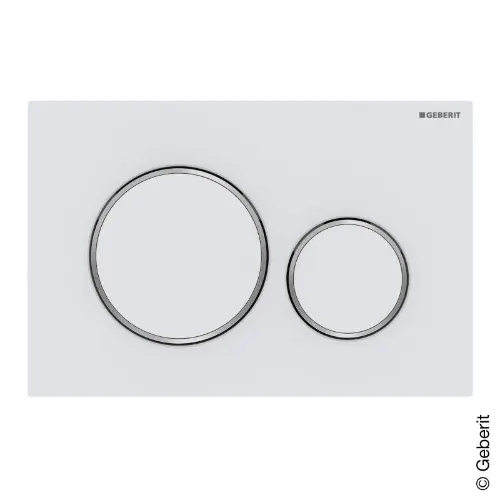 Geberit tipka Sigma 20 Bela/mat/sjajno lakirana 115.882.JT.1