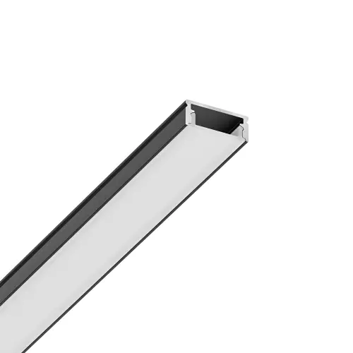 Braytron Aluminijumski Nadgradni LED Profil SR1707 2M Crni BY39-00121