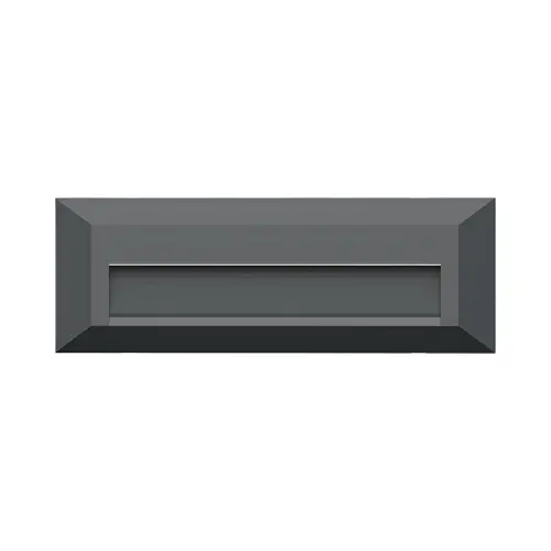 Braytron LED Zidna Svetiljka Pravougaona 3W Sivi CCT IP65 BG38-01982