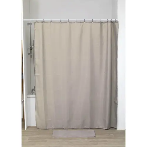 Tendance Zavesa za kadu 180X200CM DIAMONDS poliester Taupe 1211165