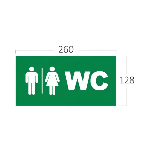 Braytron Oznaka WC Pvc BC14-01306