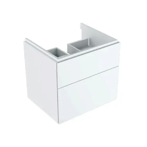 Geberit ormarić za lavabo 580x530x462 xeno2 2 Fioke belo Sjaj 500.506.01.1