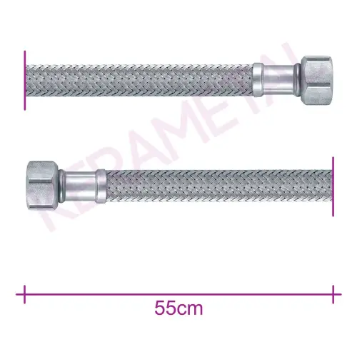 Remer Brinoks FX 3/8 3/8 FF x 55 inox
