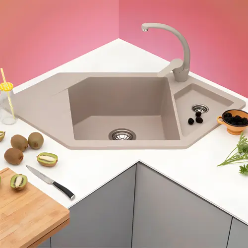 Metalac X Granit DIAMOND fi90 Beige 960x510 sa sifonom