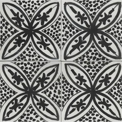 Marazzi Memoria Decor Tappeto 3 Nero Lux 15x15cm MANP
