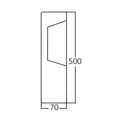 Braytron Baštenski Stubić 500MM 7W 3000K IP54 BG43-01202
