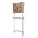 Tendance kupatilski ormarić sa 2 vrata i 1 policom STOCKHOLM 63X23X179CM MDF BAMBUS Bela