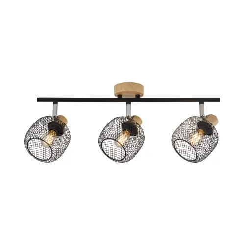 Braytron Plafonjera 3-Glava E14 Drvo BV03-00012