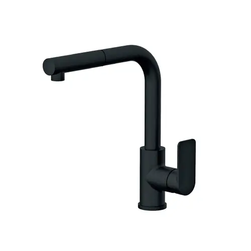 Rosan S2 Black za sudoperu sa izvlačnim tušem 238601B
