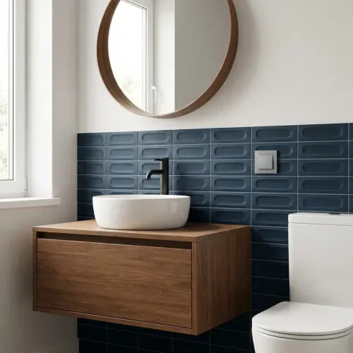 Marazzi Confetto Blu STR. 3D Savoiardo 5x15cm MEUW