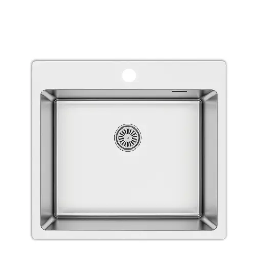 Metalac Ideal 500B Inox usadna 550x505 sa sifonom fi90 362631