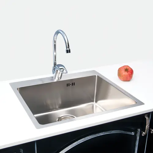 Metalac Ideal 500B Inox usadna 550x505 sa sifonom fi90 362631