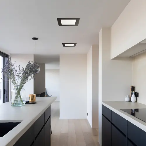 Braytron LED Panel Ugradni Kvadratni 3" 4W Crni CCT BP02-90481