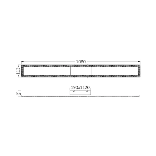 Braytron LED Plafonjera 40W Crni CCT BH17-05091