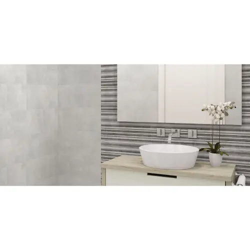 Keros BRONX Line GRIS 25x50 