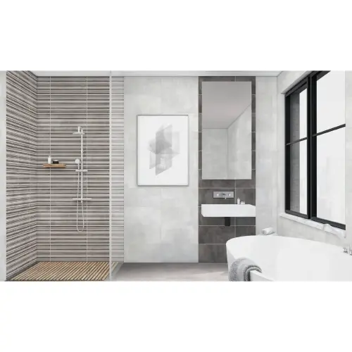 Keros BRONX Line GRIS 25x50 