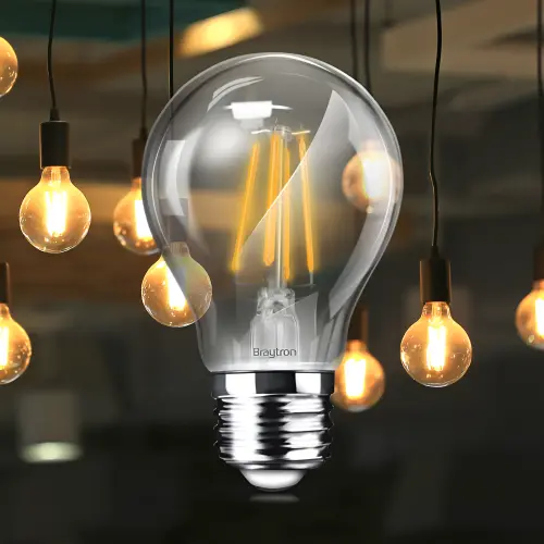 Braytron Dimabilna LED Filament Sijalica A60 8W E27 Providna 3000K BA38-60820