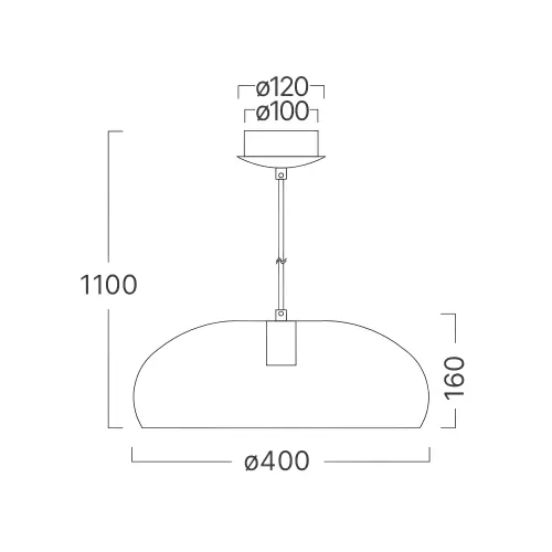 Braytron Visilica E27 Beli BV05-00032