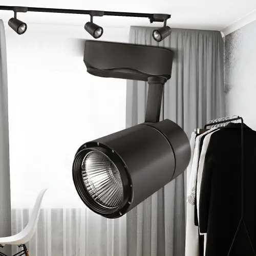 Braytron LED Šinski Reflektor 30W Crni 3000K Monofazni BD30-01701