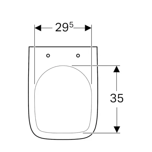 Geberit Selnova Square WC šolja konzolna 501.504.00.7