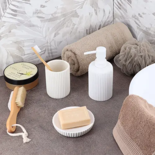 Tendance Posuda za sapun PRUGE 24X11CM POLIRESIN Bela 64103100